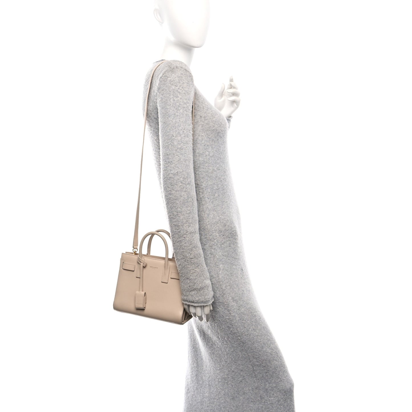 Smooth Calfskin Nano Sac De Jour Dark Beige