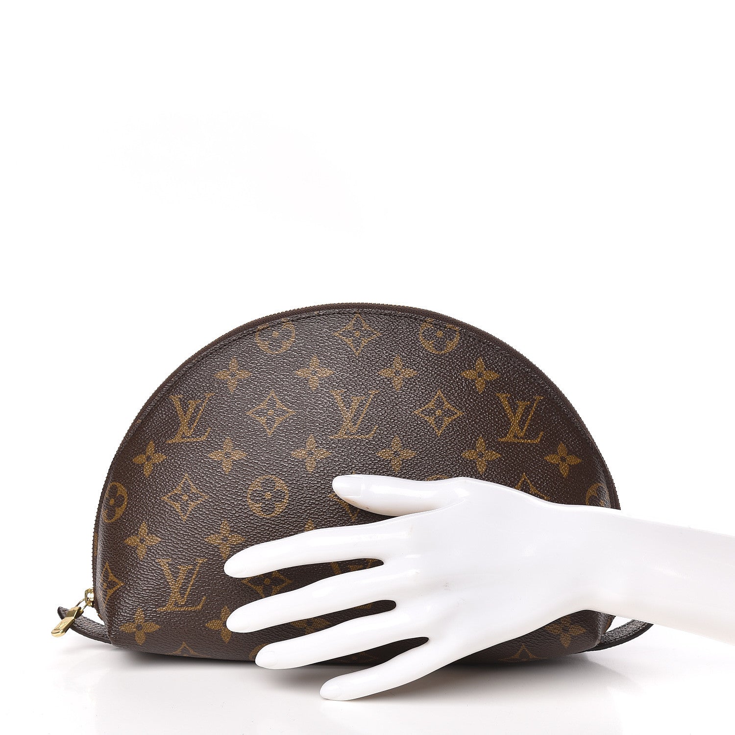 Louis Vuitton Monogram Trousse Demi Ronde 2 of 13