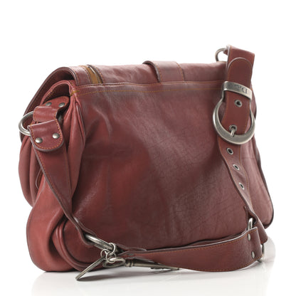 Christian Dior Calfskin Medium Gaucho Double Saddle Red 3 of 18