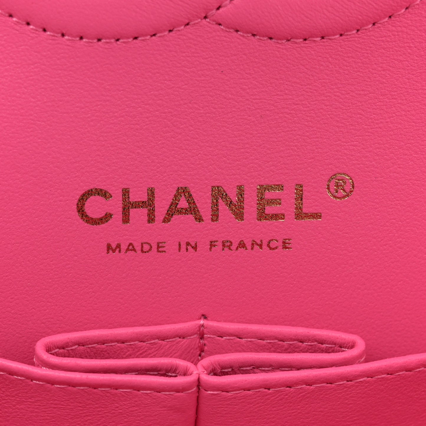 Caviar Quilted Medium Double Flap Pink