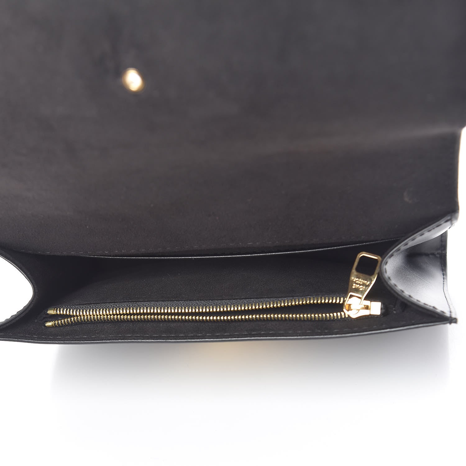Louis Vuitton Calfskin Chain Louise MM Black 5 of 13