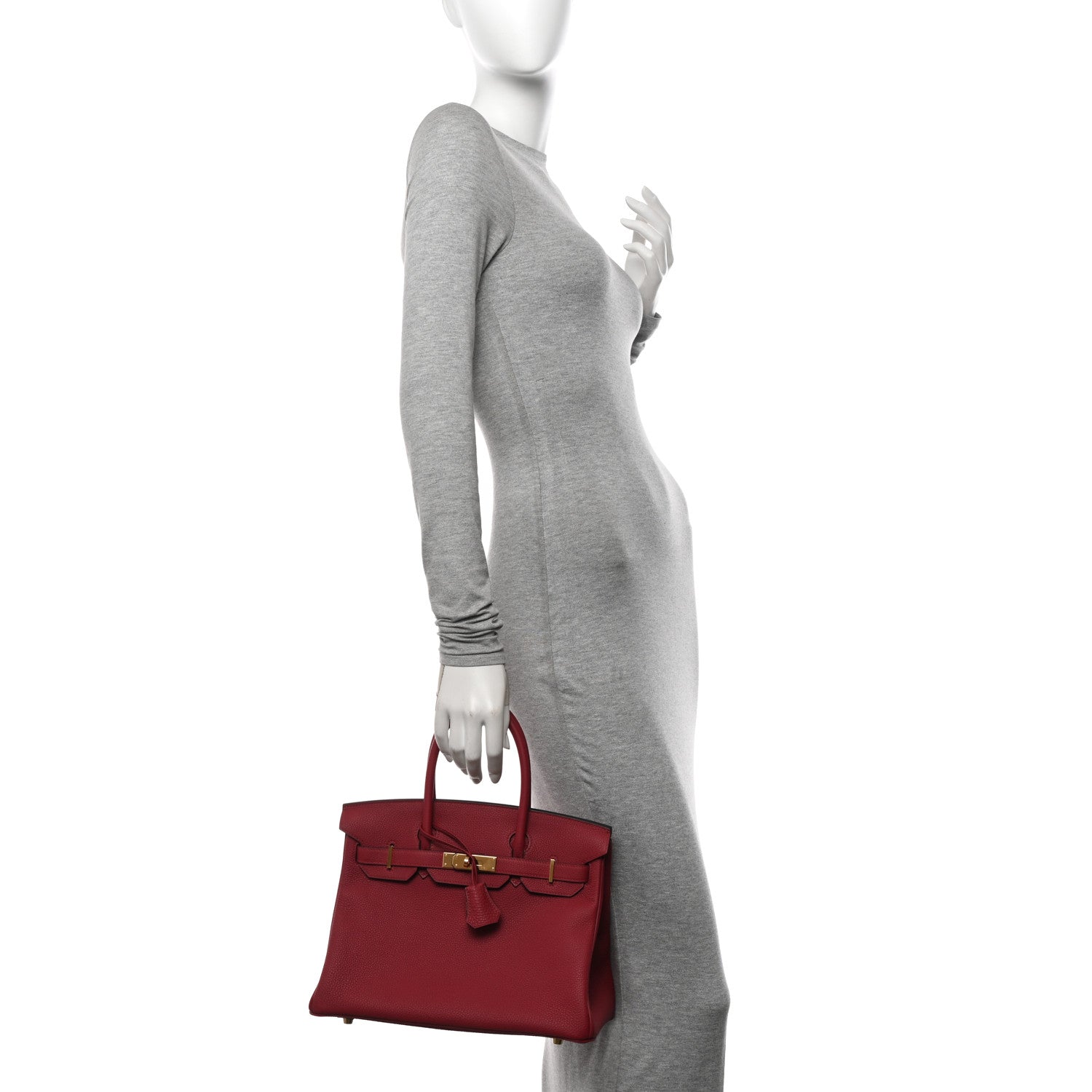 Hermes Togo Birkin 30 Rouge Grenat 2 of 11