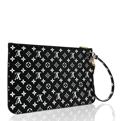 Louis Vuitton Monogram Giant Jungle Neverfull MM GM Pochette Black 3 of 8