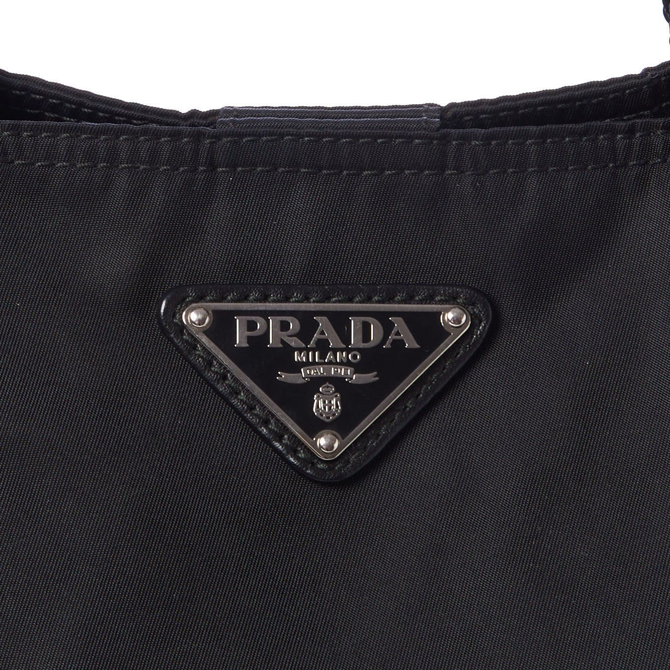 Prada Tessuto Nylon Shopping Tote Black 6 of 8
