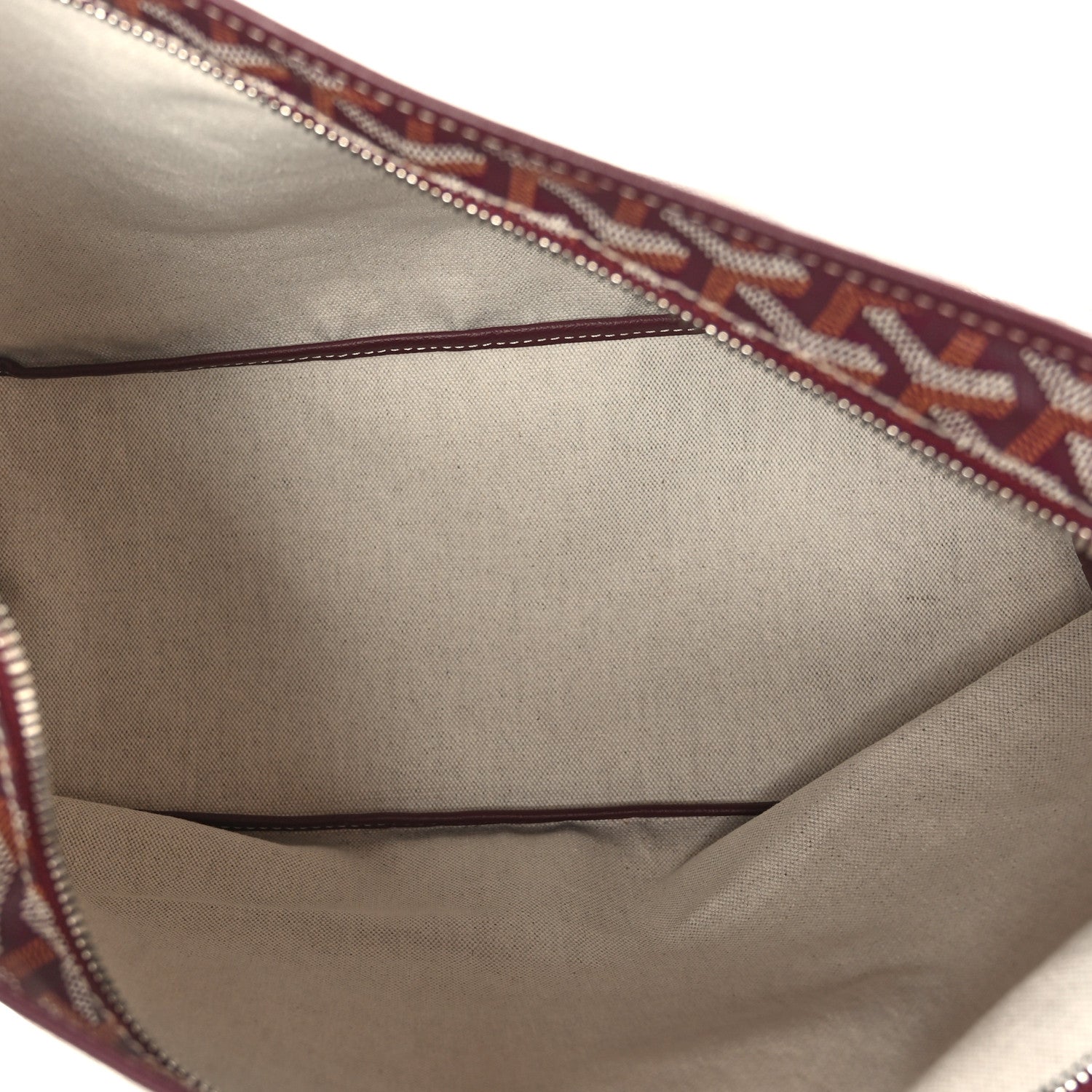Goyard Goyardine Boheme Hobo Burgundy 6 of 10