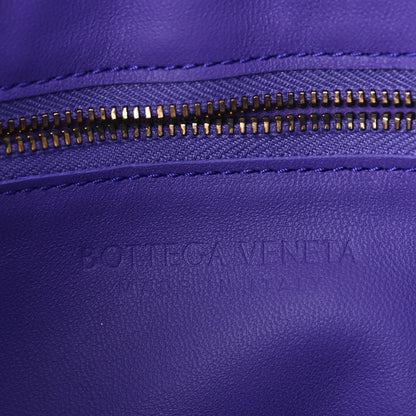 Bottega Veneta Lambskin Maxi Intrecciato Cassette Crossbody Bag Purple 6 of 8