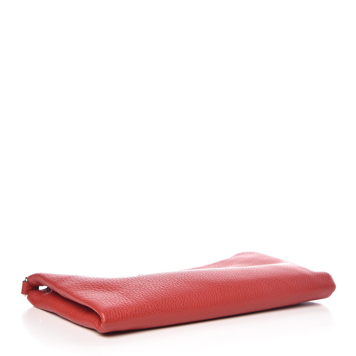 Prada Vitello Daino Zippered Shoulder Bag Rosso 4 of 11