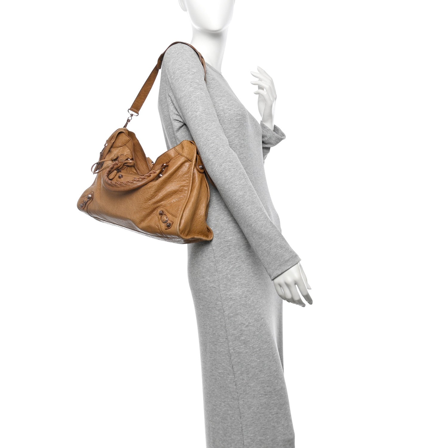 Balenciaga Agneau Giant 12 Rose Gold Hardware City Cumin 2 of 13
