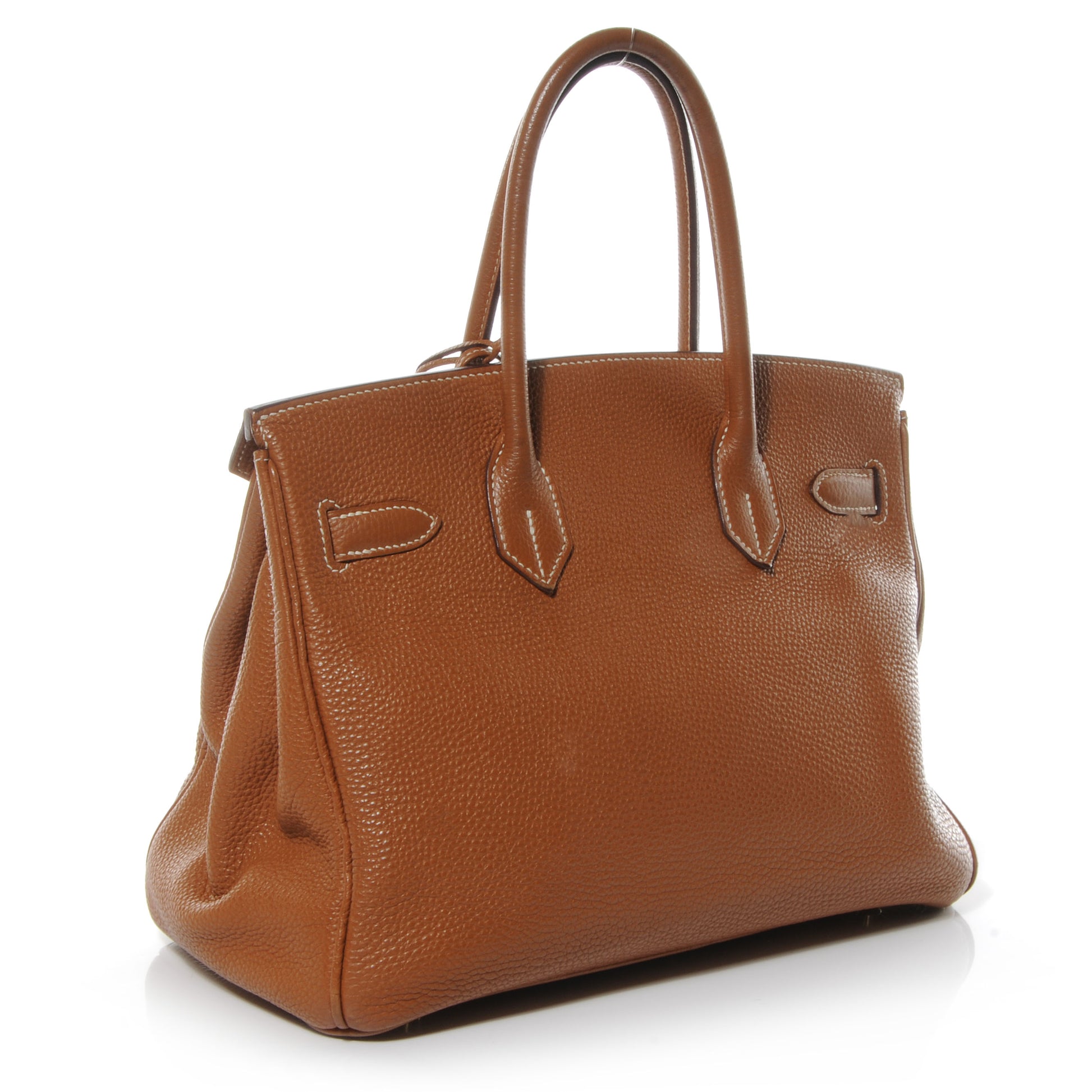 Hermes Taurillon Clemence Birkin 30 Gold 3 of 9