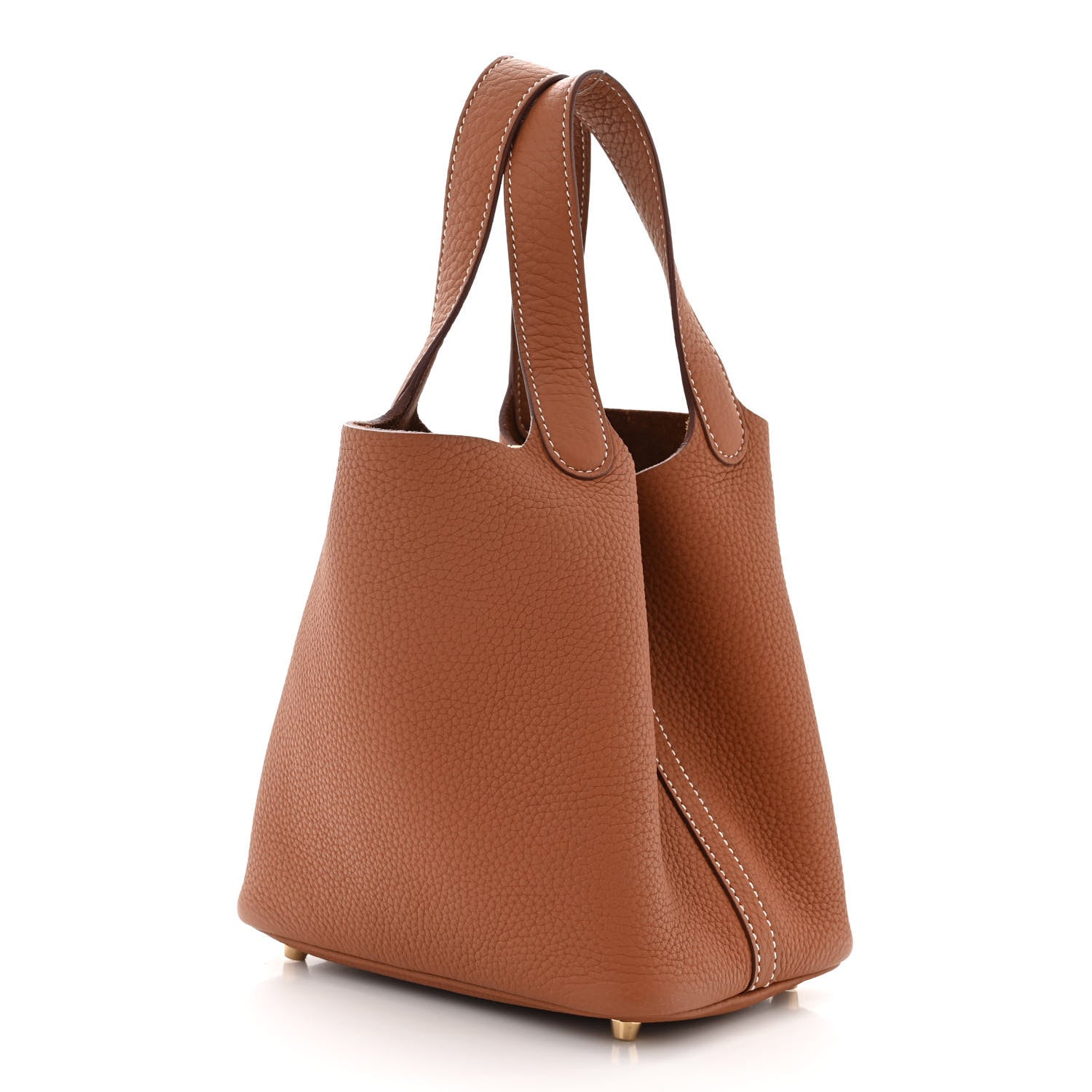 Hermes Taurillon Clemence Picotin Lock 18 PM Gold 3 of 11