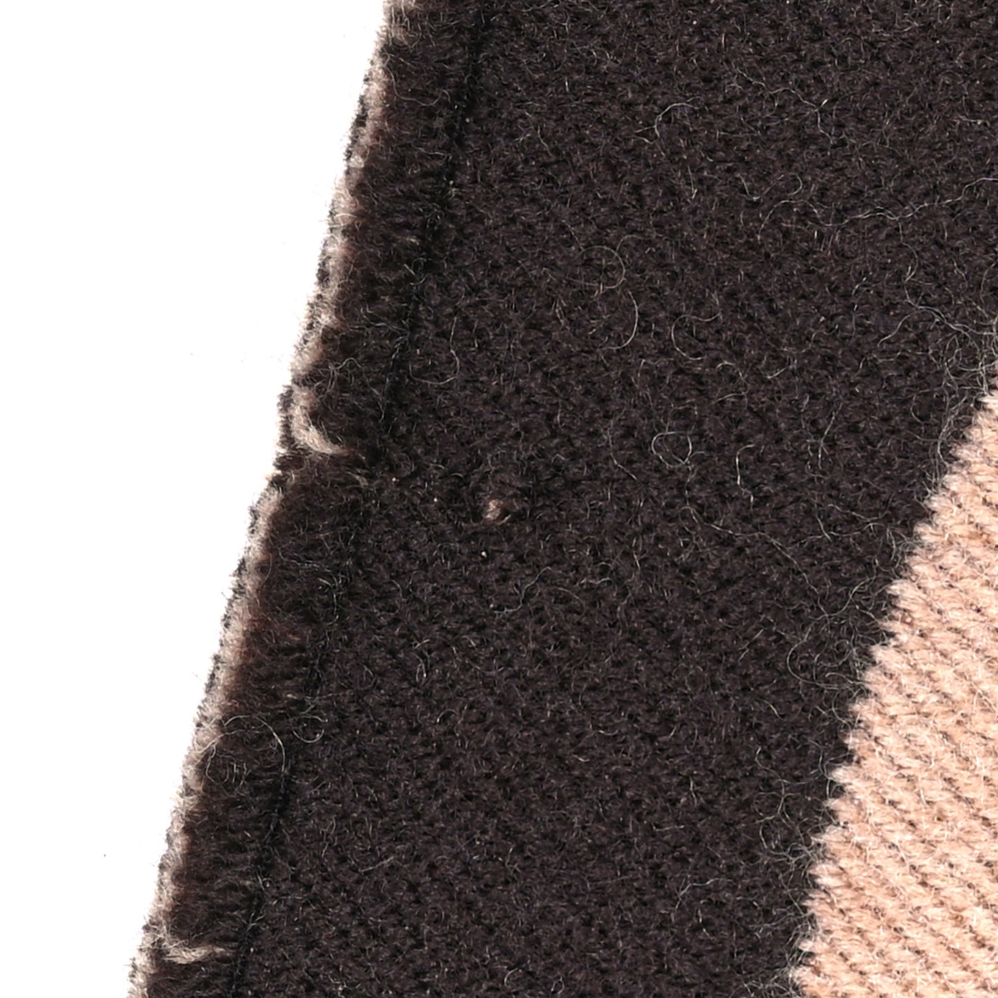 Wool Silk Monogram Jumbo GG Freedom Scarf Dark Brown Beige