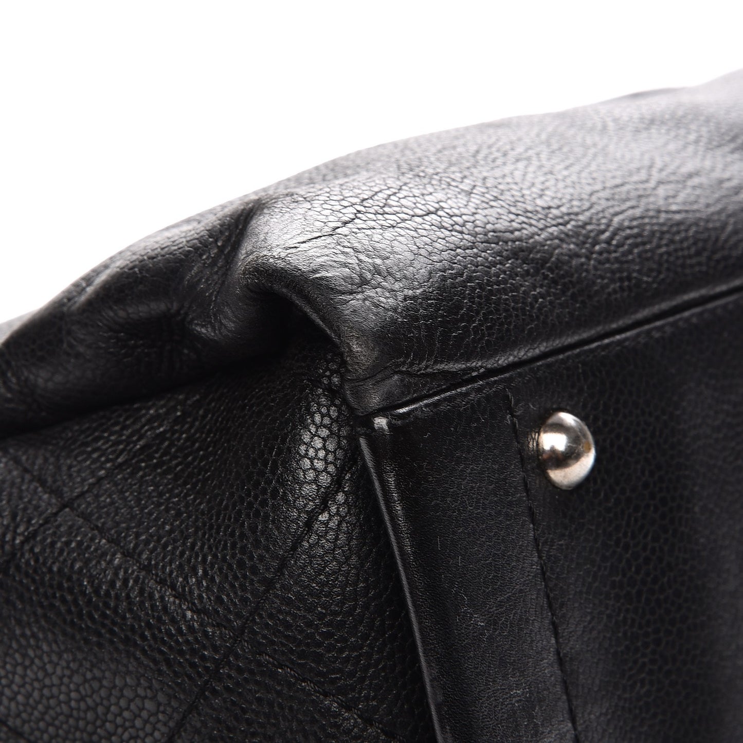 Caviar Executive Cerf Shopper Tote Black