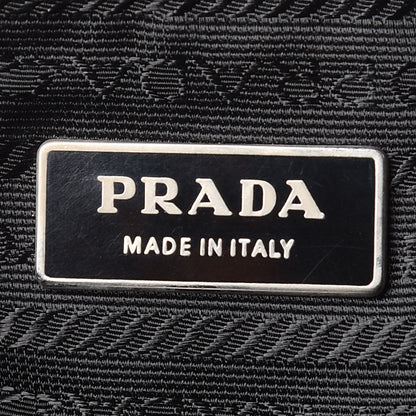 Prada Nylon Vela Medium Backpack Black 8 of 11
