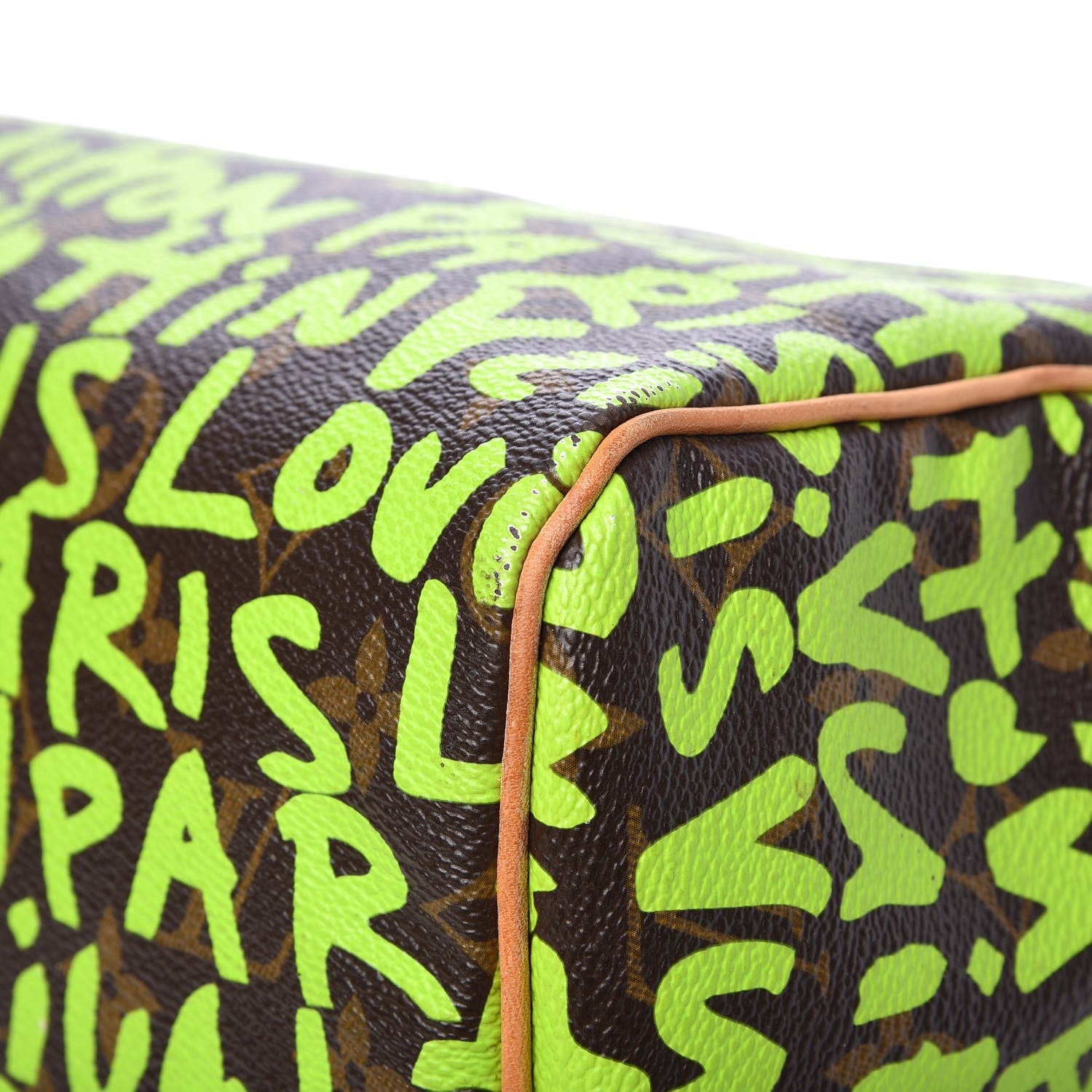 Louis Vuitton Monogram Graffiti Speedy 30 Green 10 of 13