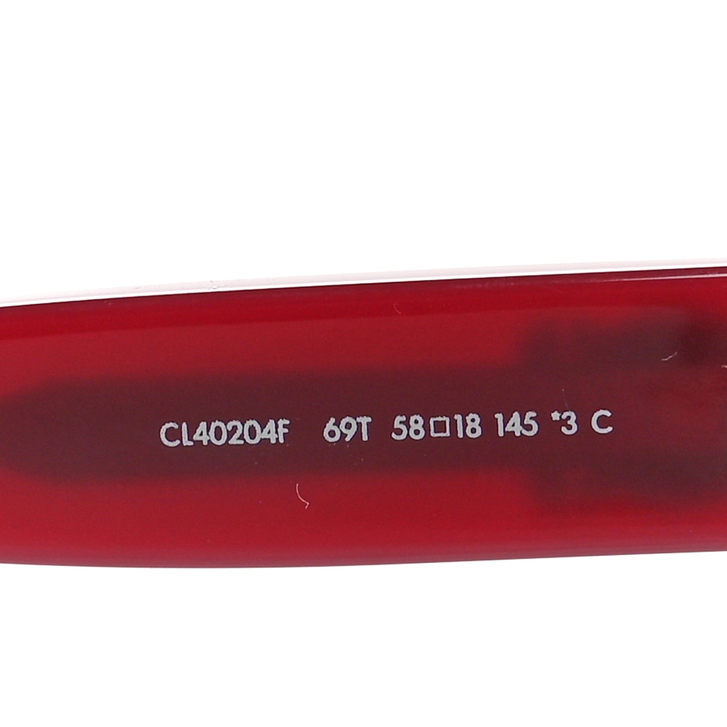 Acetate Sunglasses CL40204F Burgundy