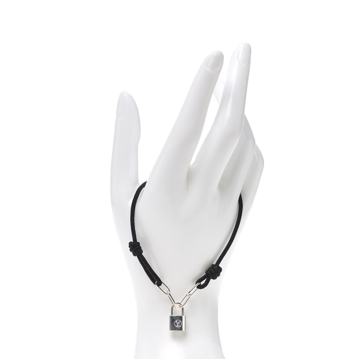Sterling Silver Lockit Bracelet Black