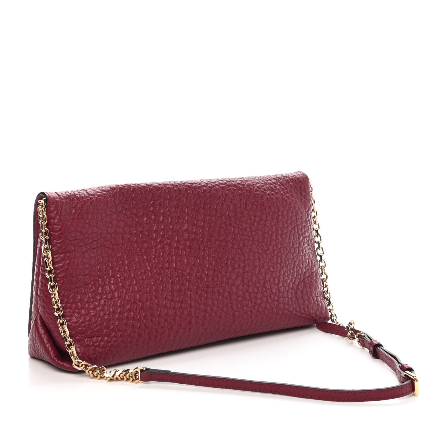Signature Grain Medium Mildenhall Crossbody Bag Dark Plum