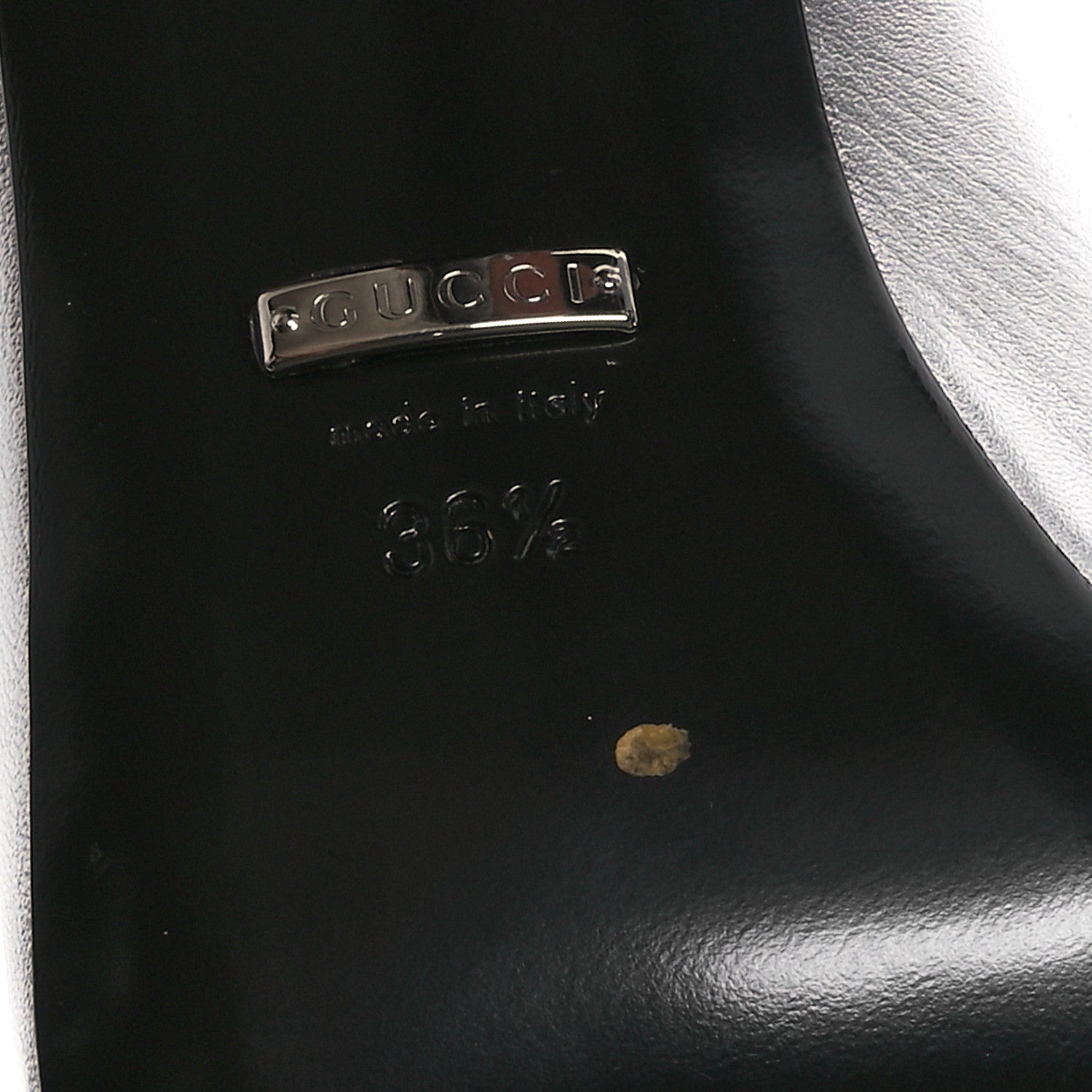 Gucci Metallic Nappa Silk Square G Slide Sandals  36.5 Argento 6 of 9