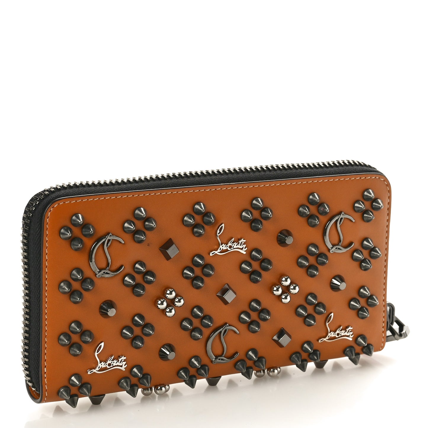 Calfskin Loubinthesky Panettone Wallet Brown