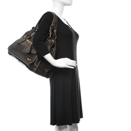 Chloe Calfskin Large Bay Tote Brown 2 of 14