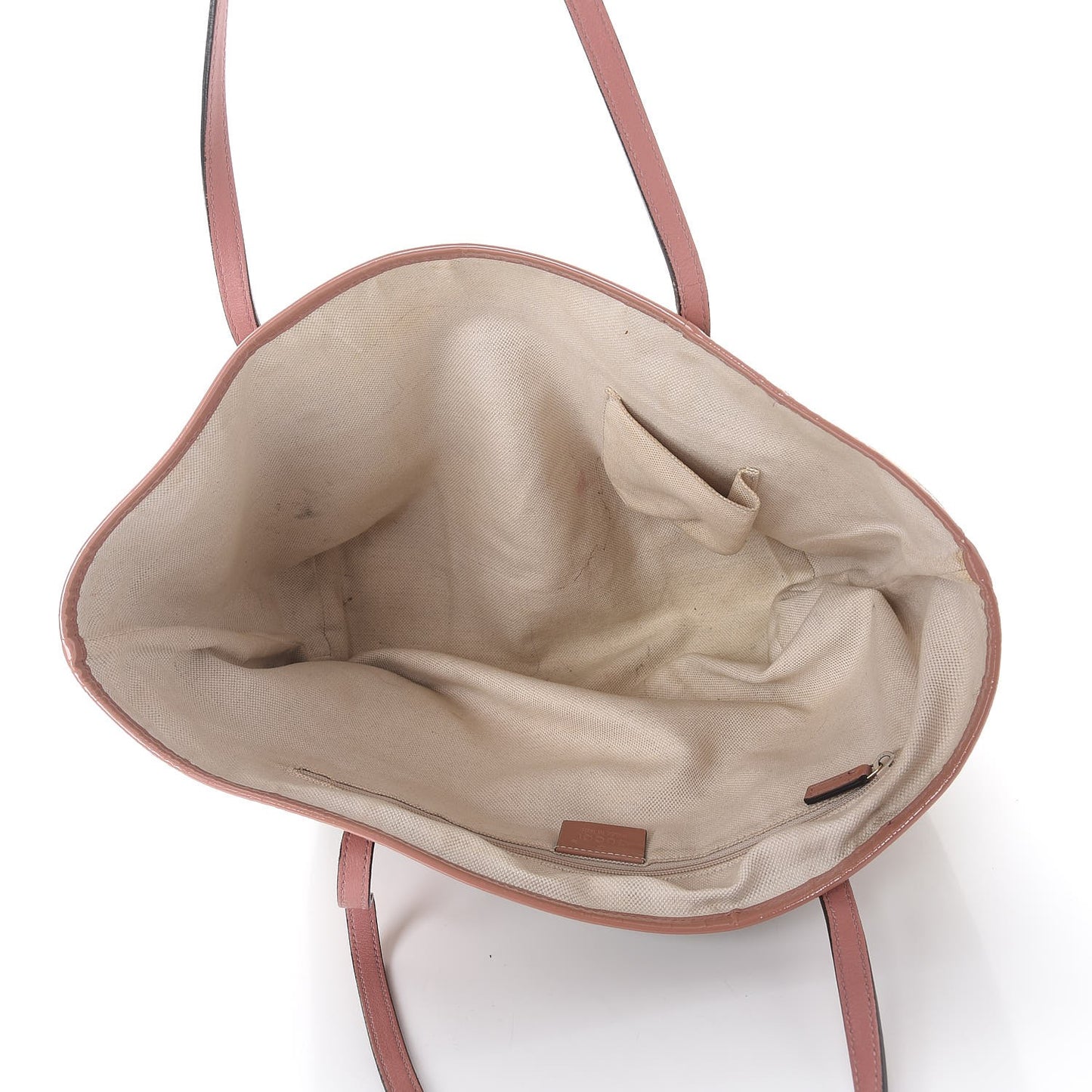 Monogram Patent Web Jolie Tote Bag Pink