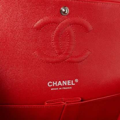 Chanel Lambskin Quilted Medium Double Flap Red 6 of 13