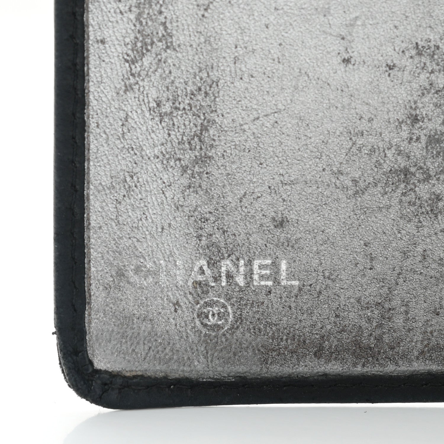 Chanel Lambskin Vertical Quilted Mademoiselle Yen Wallet Black 6 of 8