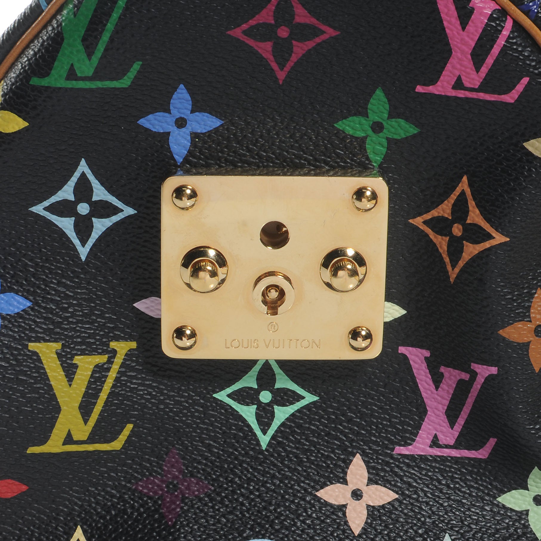 Louis Vuitton Monogram Multicolor Speedy 30 Black 6 of 8