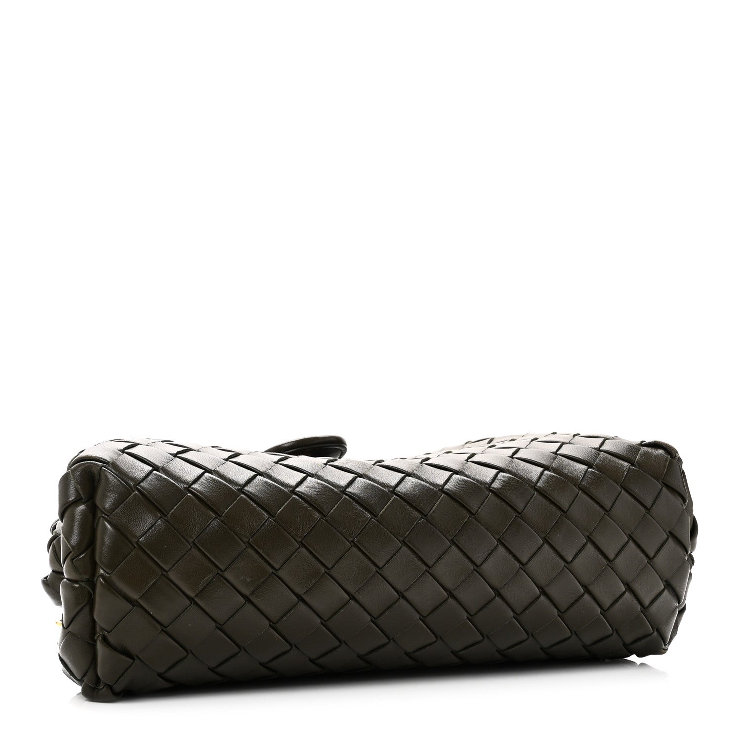 Bottega Veneta Nappa Intrecciato Teen The Lauren 1980 Clutch With Chain Khaki 4 of 10