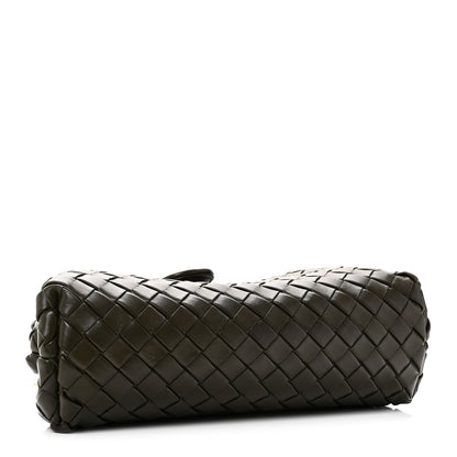 Bottega Veneta Nappa Intrecciato Teen The Lauren 1980 Clutch With Chain Khaki 4 of 10