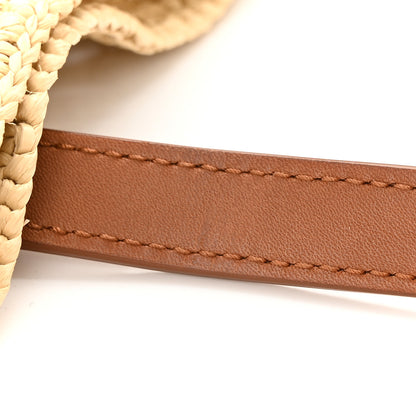 Saint Laurent Raffia Monogram Hobo Naturale 13 of 13
