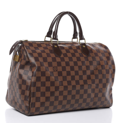 Louis Vuitton Damier Ebene Speedy 35 3 of 15