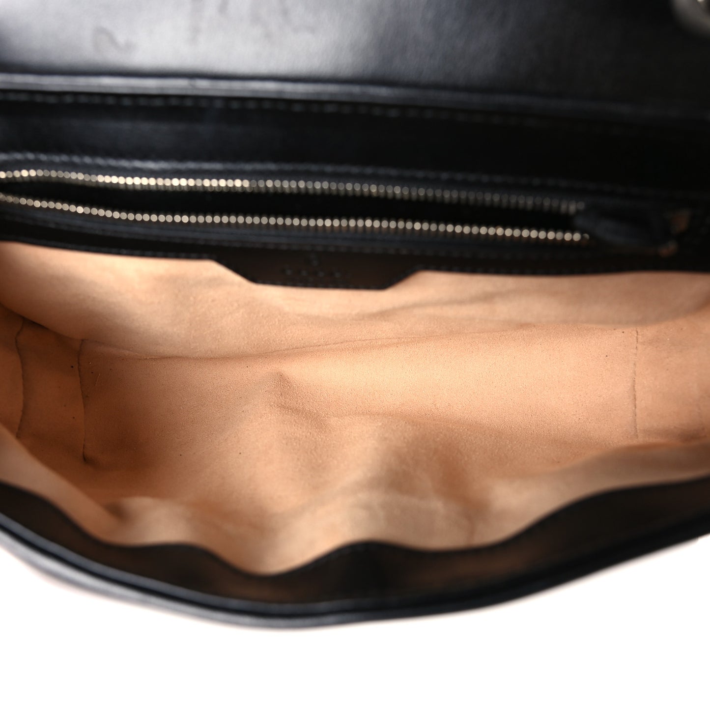 Calfskin Matelasse Aria Small GG Marmont Shoulder Bag Black