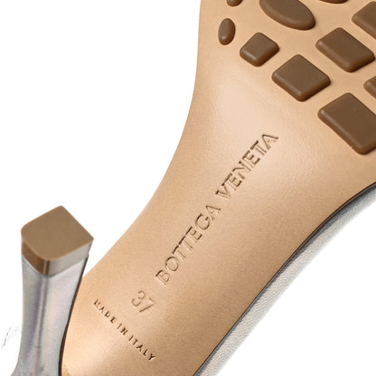 Bottega Veneta Laser Nappa Stretch Multi Strap 90mm Sandals 37.5 Moon Drop 7 of 8