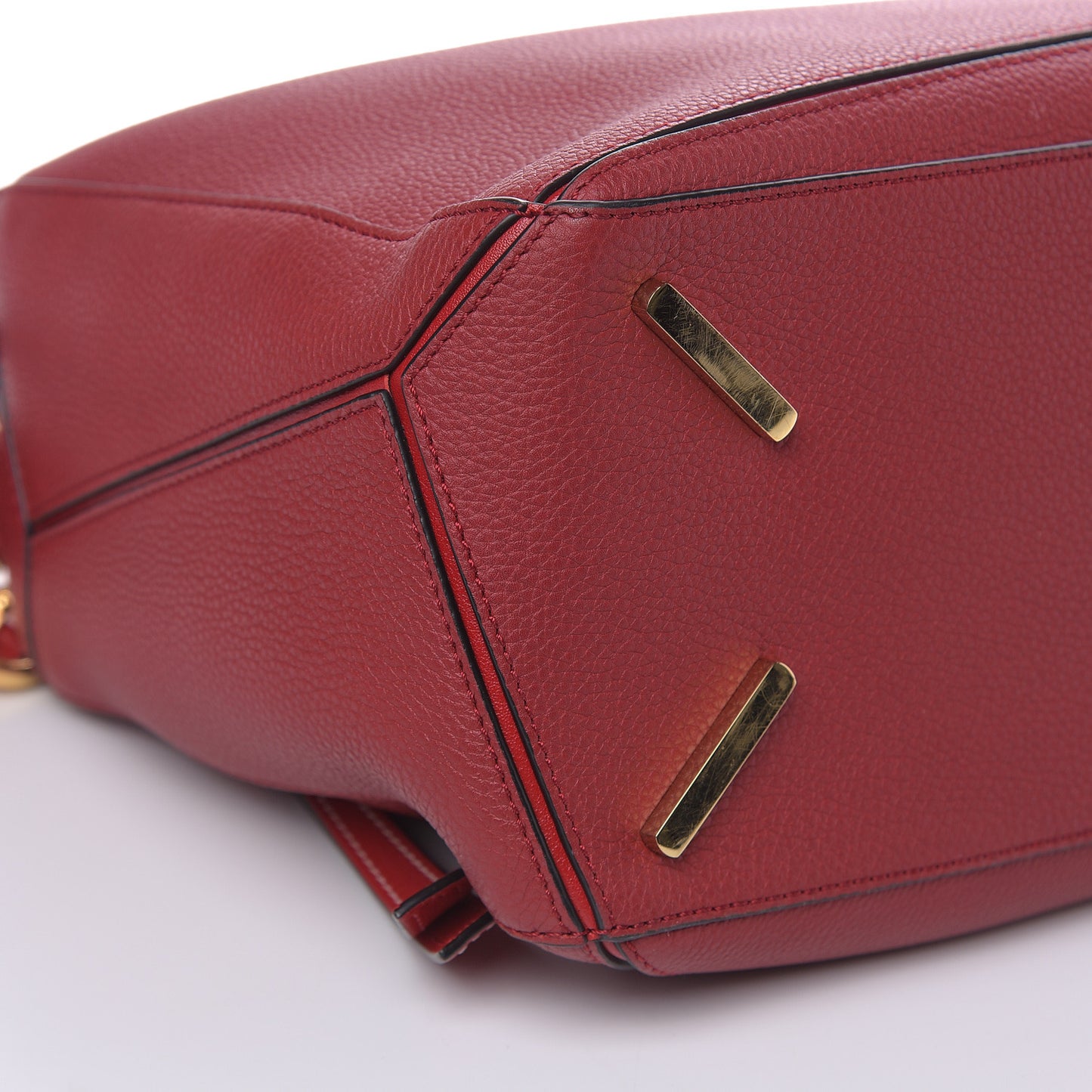 Calfskin Medium Puzzle Bag Rouge