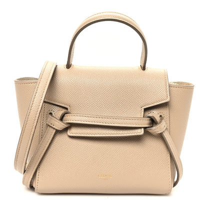 Celine Grained Calfskin Pico Belt Bag Light Taupe 1 of 12