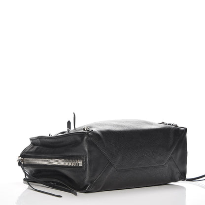 Balenciaga Veau Papier A6 Zip Around Tote Black 5 of 8