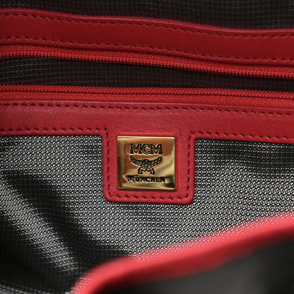 MCM Visetos Medium Side Studs Stark Backpack Corail 6 of 22