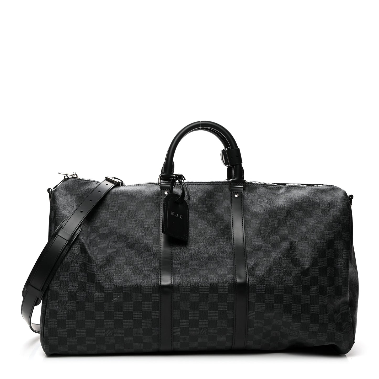 Damier Graphite Keepall Bandouliere 55