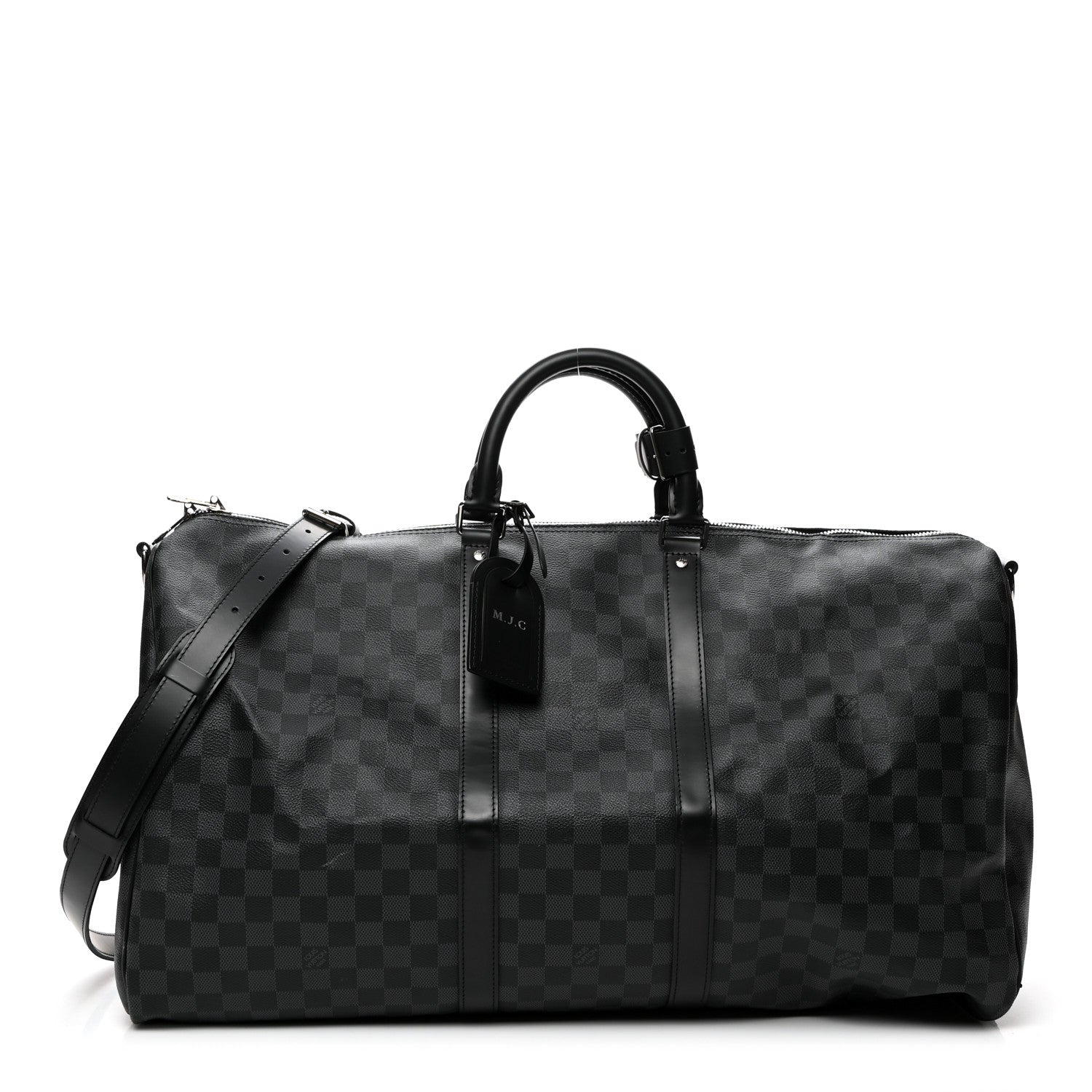 Louis Vuitton Damier Graphite Keepall Bandouliere 55 1 of 14