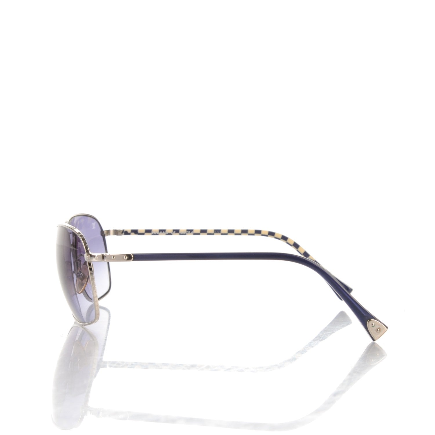Louis Vuitton Conspiration Pilote Sunglasses Z0066U Silver 2 of 4