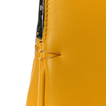 Salvatore Ferragamo Hammered Calfskin Medium The Studio Box Bag Yellow 11 of 12