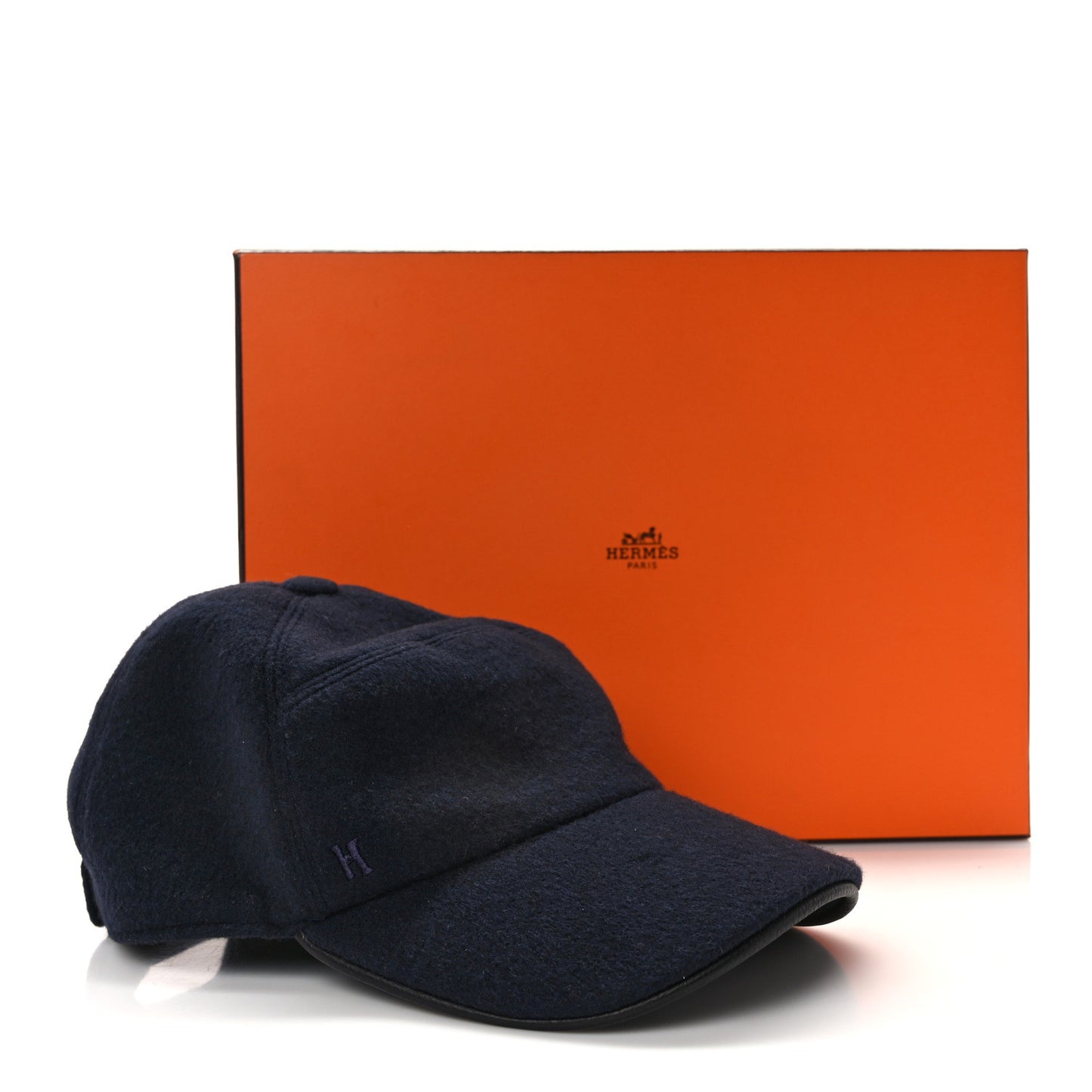 Cashmere Jump Cap 57 Marine Black