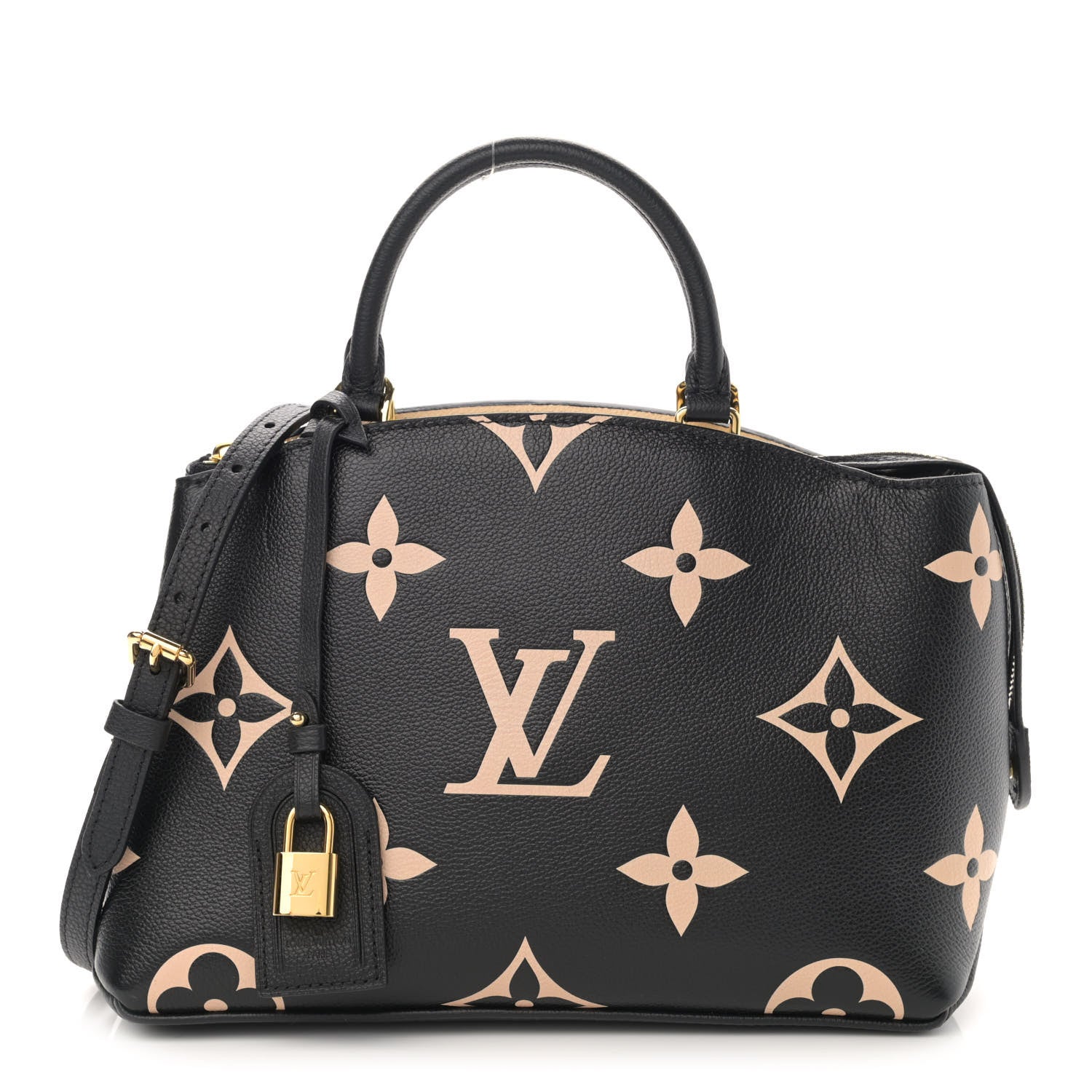 Louis Vuitton Empreinte Monogram Giant Petit Palais Black Beige 1 of 9