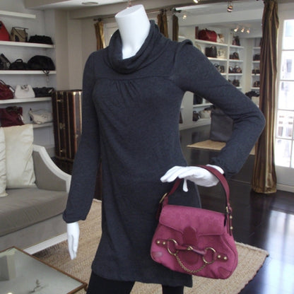 Gucci Monogram Horsebit Flap Bag Fuschia 2 of 10