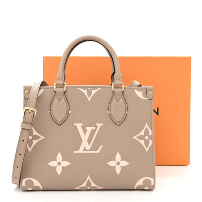 Louis Vuitton Empreinte Monogram Giant Onthego PM Tourterelle Creme 11 of 11