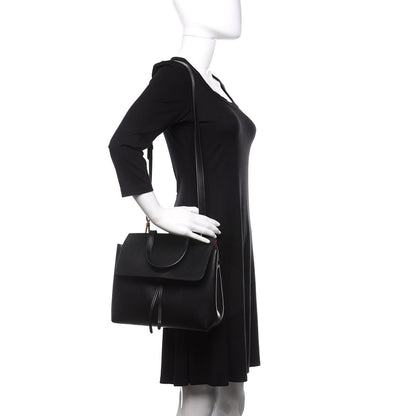 Mansur Gavriel Calfskin Mini Lady Bag Black Flamma 2 of 13