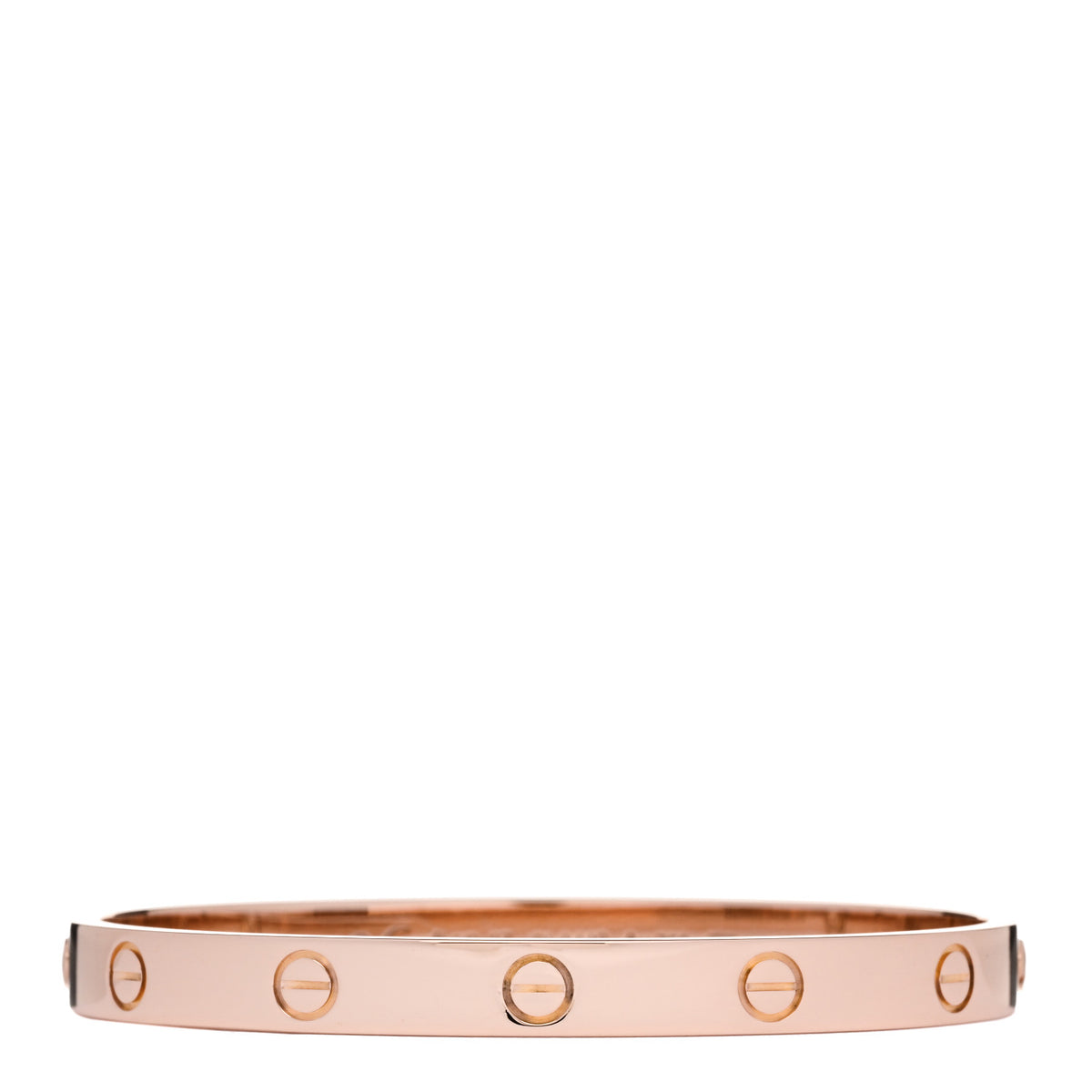 18K Pink Gold LOVE Bracelet 17