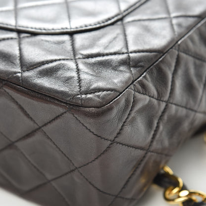 Chanel Lambskin Quilted Jumbo Single Flap Black 12 of 17
