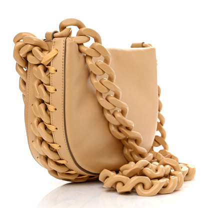 Stella McCartney Eco Alter Nappa Small Frayme Puffer Shoulder Bag Beige 3 of 9
